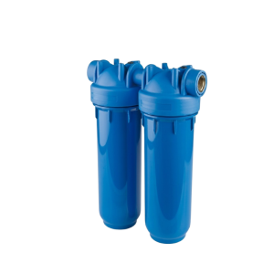 2 Stage Filter Housing Slim Set 10" (Blue)