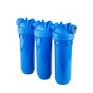 3 Stage Filter Housing Slim Set 10" (Blue)
